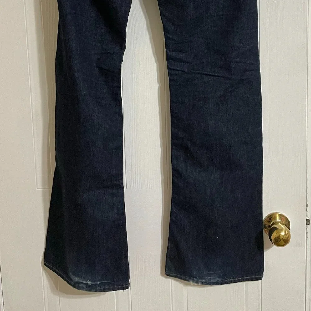 True Religion Late 2000s Dark Double Stitches Super Billy T Jeans - Picture 5 of 11